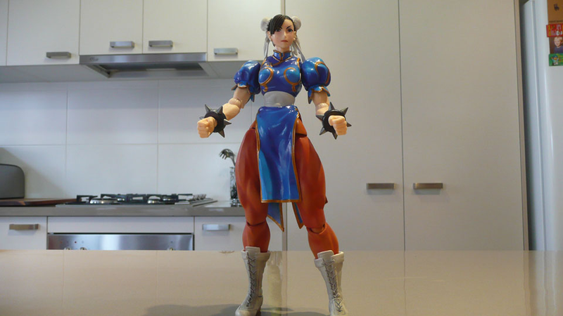 Illustration for article titled Reviewing Chun-Li's Giant Plastic Thighs (and Ryu's Giant Veiny Feet)